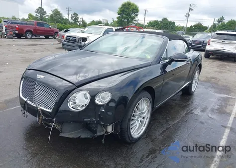 2012 Bentley Continental Gtc из США, поврежденный, VIN SCBGR3ZA7CC076290